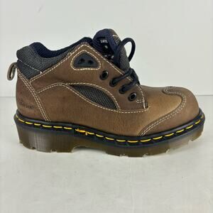 new vintage dr martens womens smoke chunky boots grunge streetwear womens size 5